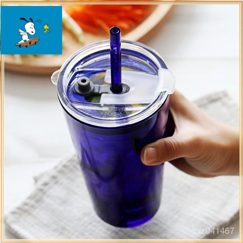 【熱銷】藍色搖搖盃 藍色太陽水瓶零極限清理 覺醒心靈 耐高溫太陽水盃500ml