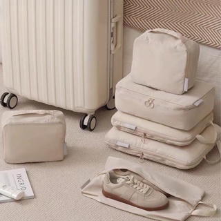 ✈️行李收納袋8件組 旅行衣服收納袋 旅行收納袋 行李收納 行李收納包 鞋子收納袋 旅行收納