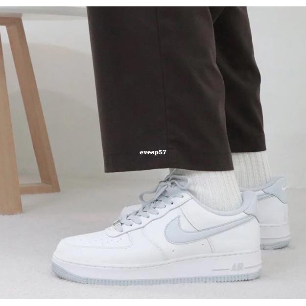 NIKE Air Force 1 GS AF1 珍珠白 白冰藍 休閒百搭板鞋CT3839106女鞋
