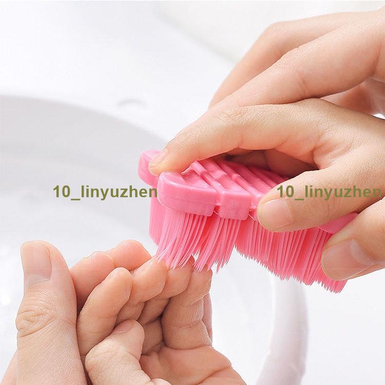 台灣熱賣🎉🎉清洗刷 可彎曲兒童洗手刷日本AISEN柔軟不傷手清潔指縫指甲去垢按摩刷