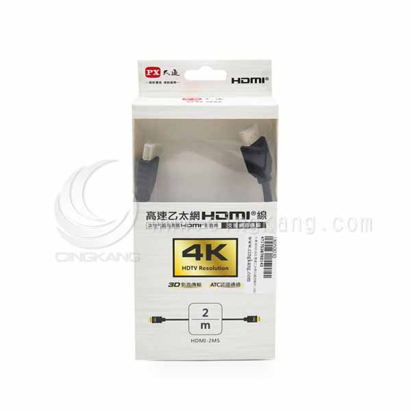 京港電子⚡大通 HDMI-2MS 高速乙太網3D超高解析1.4版2米影音傳輸線