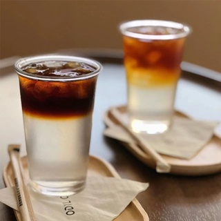 LIGHT HOME韓國ins大容量透明玻璃杯咖啡冷飲杯簡約家用水杯氣泡水杯果汁杯#預購#要開超取請聊聊我