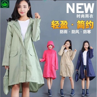 品質保證 雨衣 時尚雨衣 雨披 韓版 超薄 連身雨衣 戶外成人學生徒步 韓版連身雨披 長款防水透氣風衣