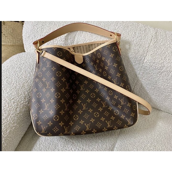 兮颜【二手正品】LV 路易威登 中古購物袋 m40352 單肩包 路易威登腋下包 旅行袋 小號包包