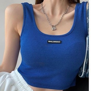 夏天無袖工字背心✨白色工字背心女裝夏季2022年新款內搭吊帶白色無袖上衣設計感小眾