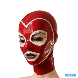 若蘭小店 乳膠頭套橡膠面具乳膠面具時尚頭套latex mask