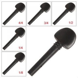Ebony Violin Tuning Pegs Regular Type 1/8 & 1/4 Size