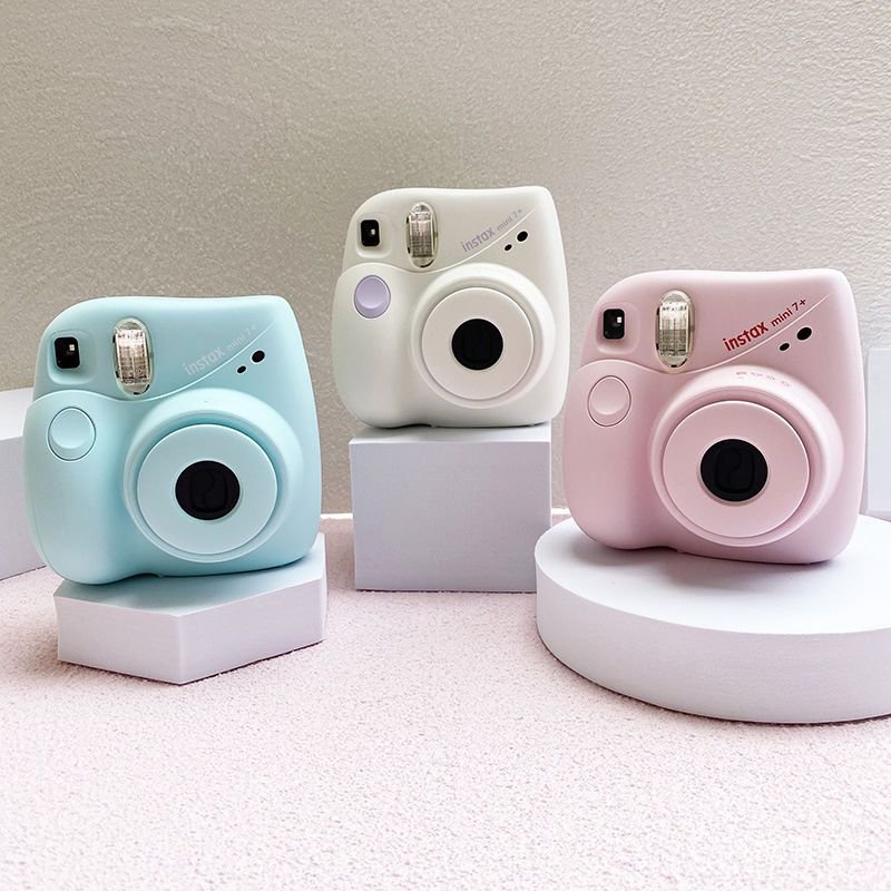 {高品質精貨}富士instax拍立得mini7+相機mini7C陞級款一次成像傻瓜相機學生款 R8WA