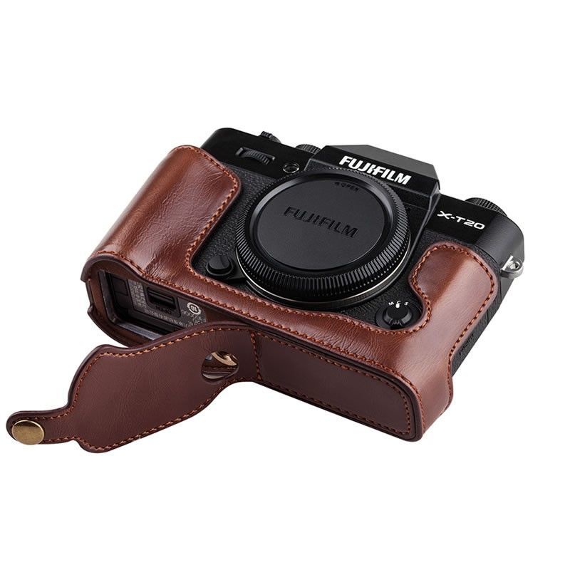 相機保護套 保護套 適用富士XT30II XT30 XT20 XT10皮套底座半套 微單相機包 保護套