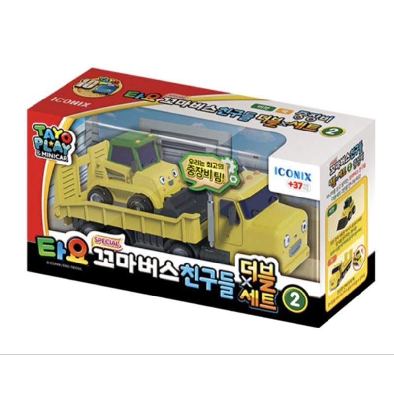 Tayo 小巴士玩具組 2入 小巴士TAYO 重型車2件組