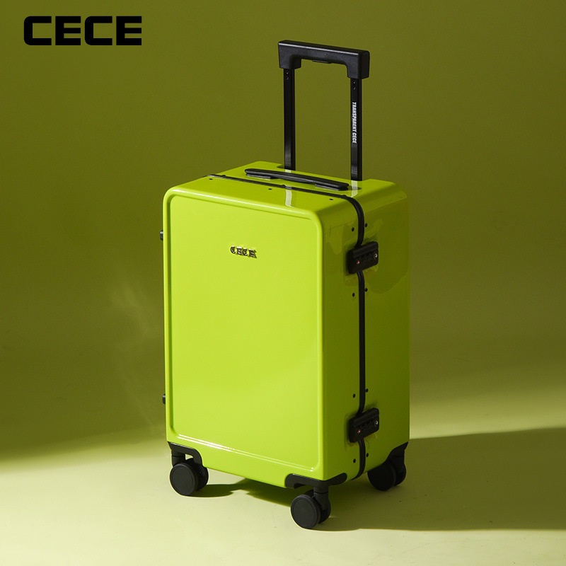 🔥下殺價🔥 CECE行李箱 鋁框行李箱 20寸運動旅行箱 登機箱 拉桿箱 密碼箱 靜音滑輪 胖胖箱 學生箱子 行李箱套