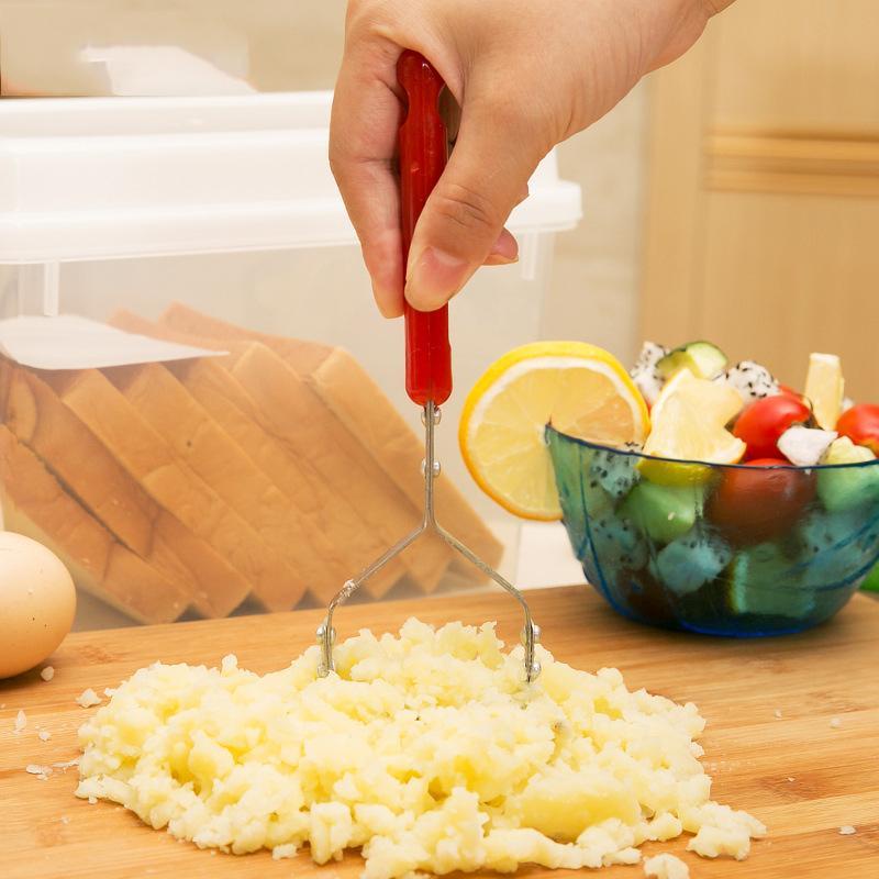 日本進口壓土豆泥器壓泥器壓薯器水果泥嬰兒輔食制作模具廚房工具