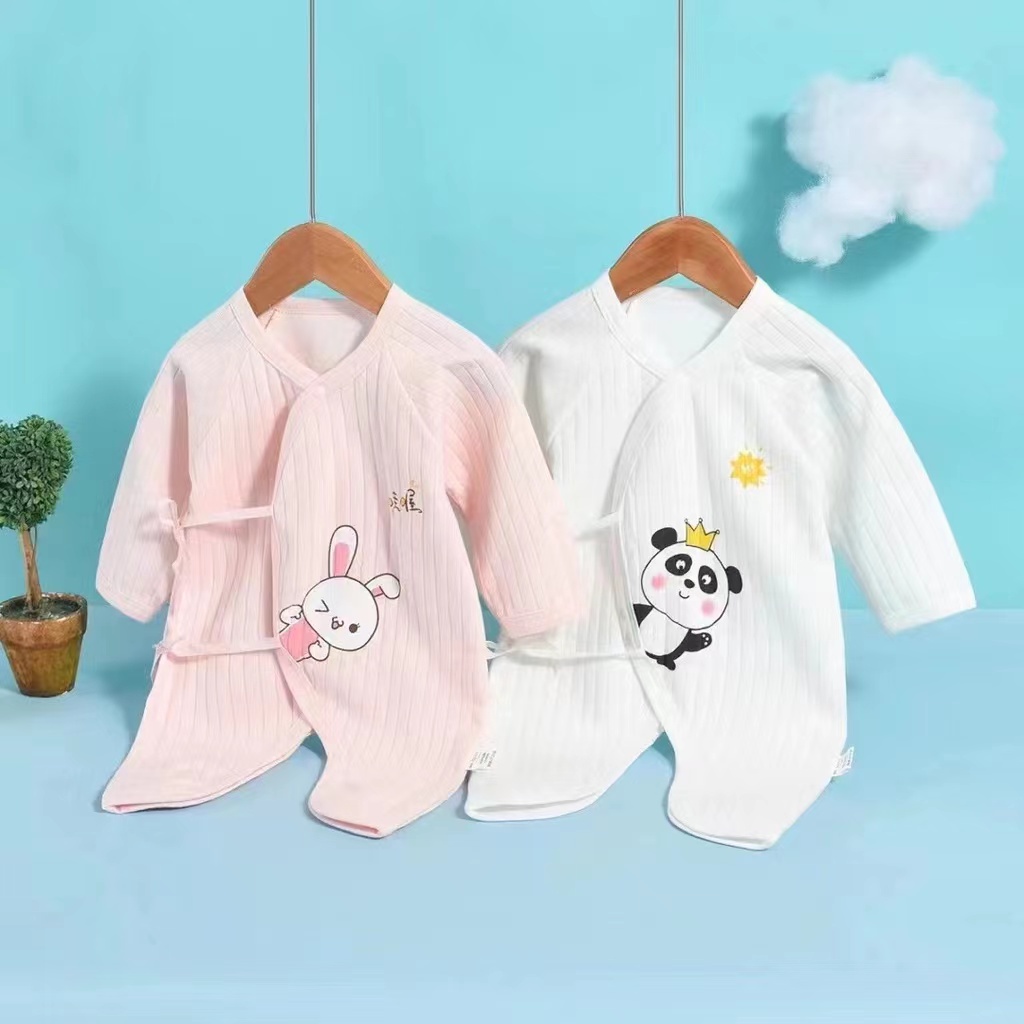 嬰兒連身衣長袖純棉嬰兒連體衣嬰兒服裝新生兒連身衣連體衣