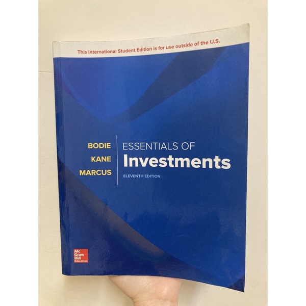 essentials of investments 11e 投資學 二手書