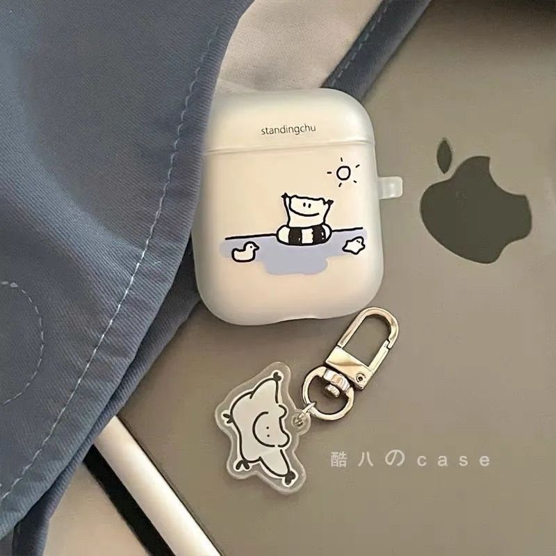 耳機保護殼.韓國ins磨砂飛鼠airpods1/2代適用Pro3代藍牙耳機軟殼保護套新款