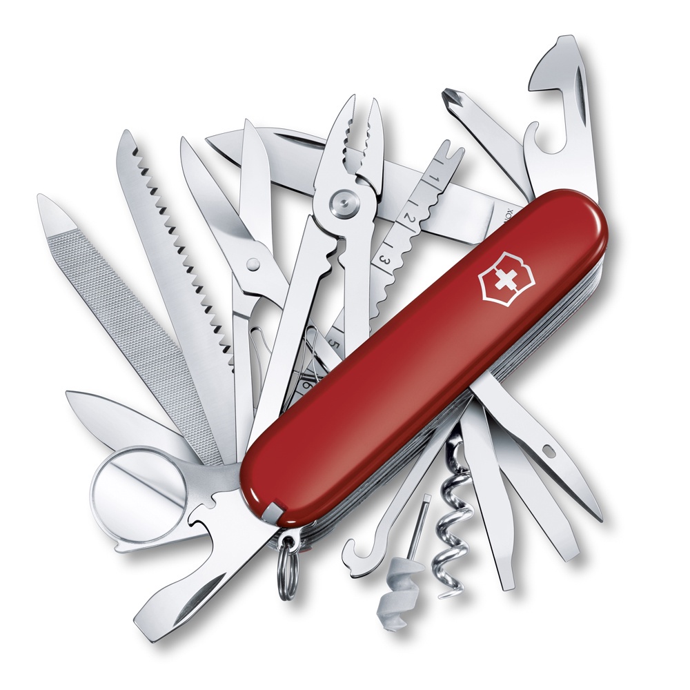 VICTORINOX 瑞士維氏 33用冠軍瑞士刀-紅 16795