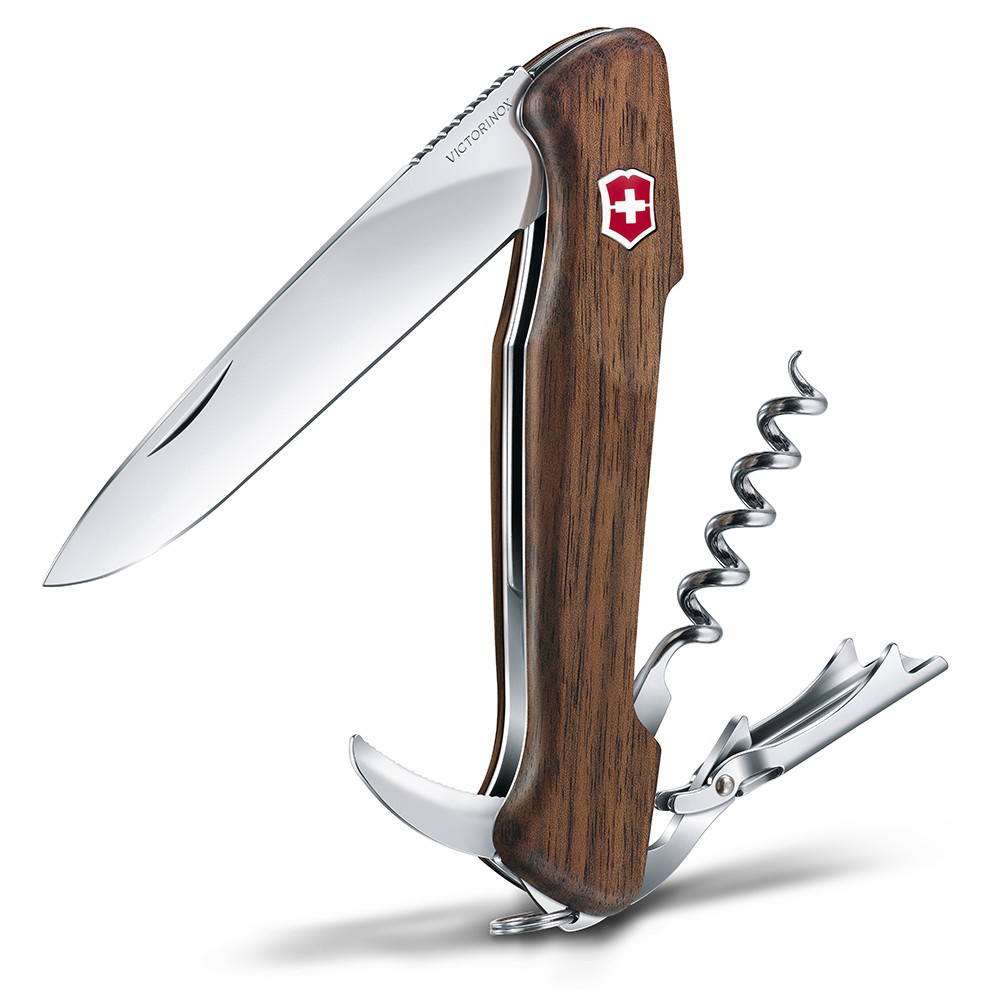 VICTORINOX 瑞士維氏葡萄酒大師安全鎖6用瑞士刀-胡桃木 (0.9701.63)