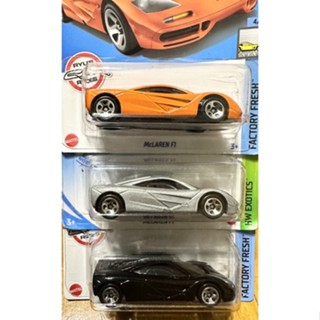 三臺一組 hot wheels 風火輪 1/64 模型車 小汽車 mclaren f1 麥拉倫 跑車 法拉利保時捷布加迪