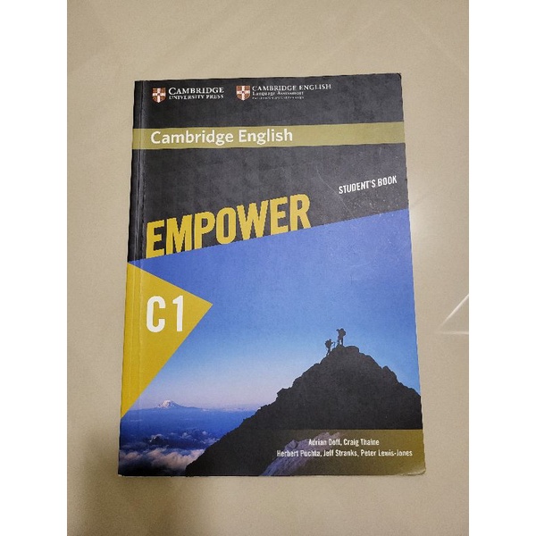 大一英語用書 Cambridge English Empower C1 (student's book) 二手