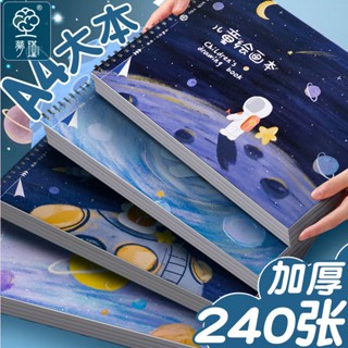良品力推🎉 a4兒童線圈圖畫本 兒童圖畫本 塗色本 繪畫本 塗鴉本 著色本 空白畫畫本小學生國小幼兒園加厚畫畫紙繪畫本