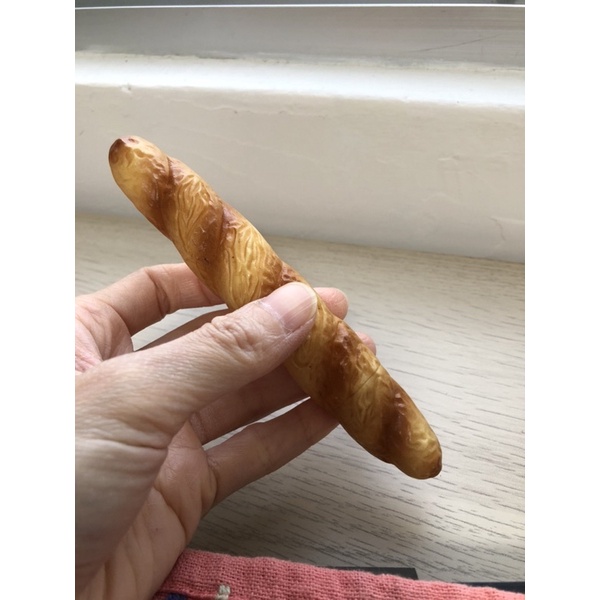 二手 法國麵包 造型 磁鐵 筆(還有墨水)
