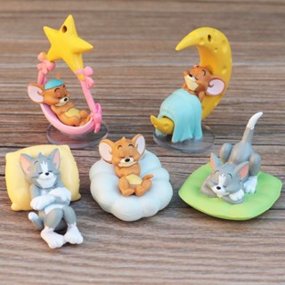 ❉【🎁新品下殺】 Tom and Jerry 湯姆貓傑瑞鼠手辦 兒童玩具 模型公仔 可愛車載擺件生日禮物