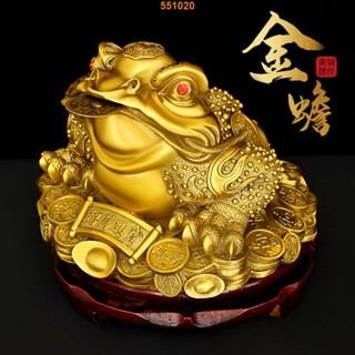 【德緣風水】純銅金蟾蜍擺件 三足七星八卦蟾 車內裝飾客廳辦公室店鋪開業擺設
