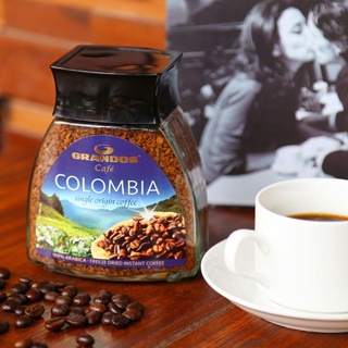 【99免運】Grandos格蘭特哥倫比亞口味凍干黑咖啡德國原裝進口速溶100g瓶裝