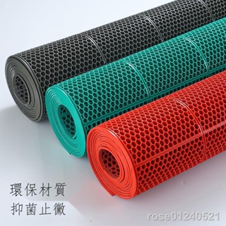 ❇室外鏤空防滑地墊加厚牛筋蜂窩廚房浴室門廳衛生間防水橡膠腳墊子