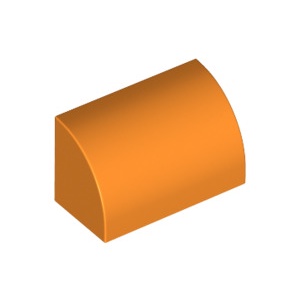 [樂磚庫] LEGO 37352 磚 特殊型 橘色 1x2 6385785