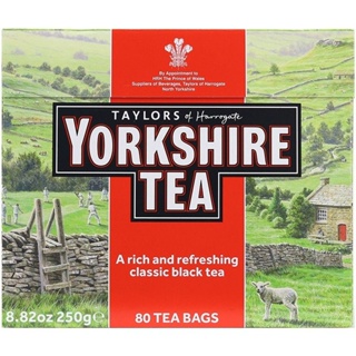 英國泰勒茶taylors約克夏紅茶 yorkshire tea英式經典紅茶包80包