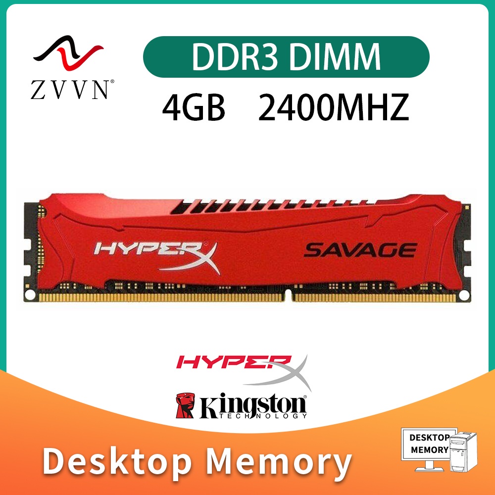 ✍全新適用於 HyperX SAVAGE 4GB DDR3 2400MHz HX324C11SR/4 CL