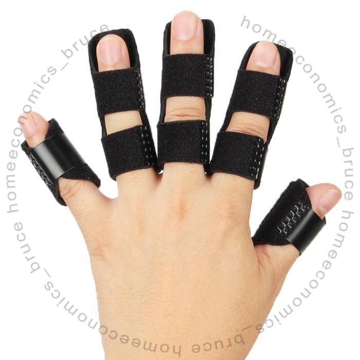 手指手指固定夾板骨折指套關節脫位扭傷矯正器康復護支具伸直彎曲護具3000