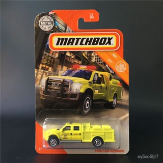 MATCHBOX火柴盒城市英雄小汽車 模型玩具福特救火車FORD F550 20C 模型玩具 【Kevin潮趣廠】