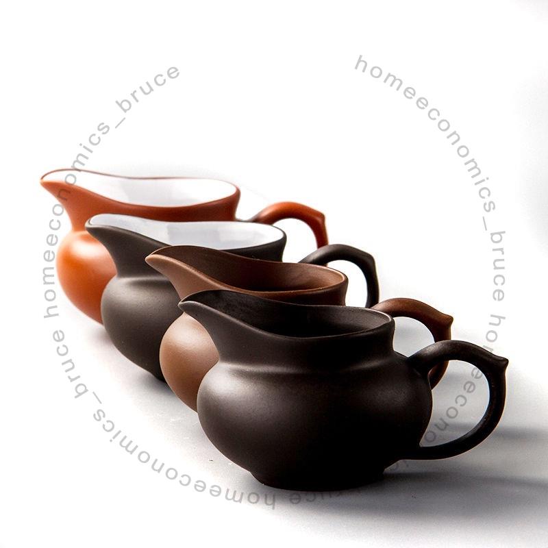 ✔紫砂壺✔ 紫砂公道杯茶具配件分茶器單個茶壺蓋碗側把公杯陶瓷功夫茶具茶杯9259