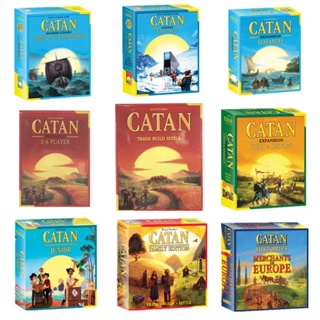 桌遊玩具 跨境英文版卡坦島桌遊CATAN基本擴展5-6海洋益智休閒玩具遊戲卡牌