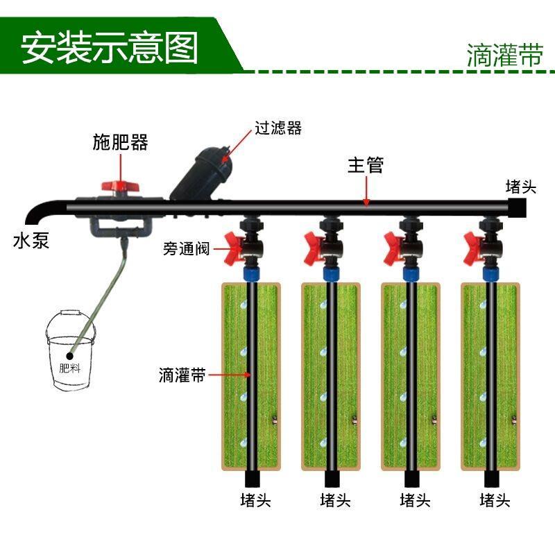 農業貼片式pe滴灌帶滴管迷宮式農用大棚16mm滴灌管滴水灌溉澆地