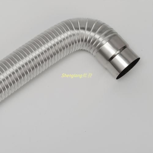 Shenglong五金👍不銹鋼鋁管波紋管伸縮燃氣管熱水器排煙管不銹鋼煤氣排氣管連接管