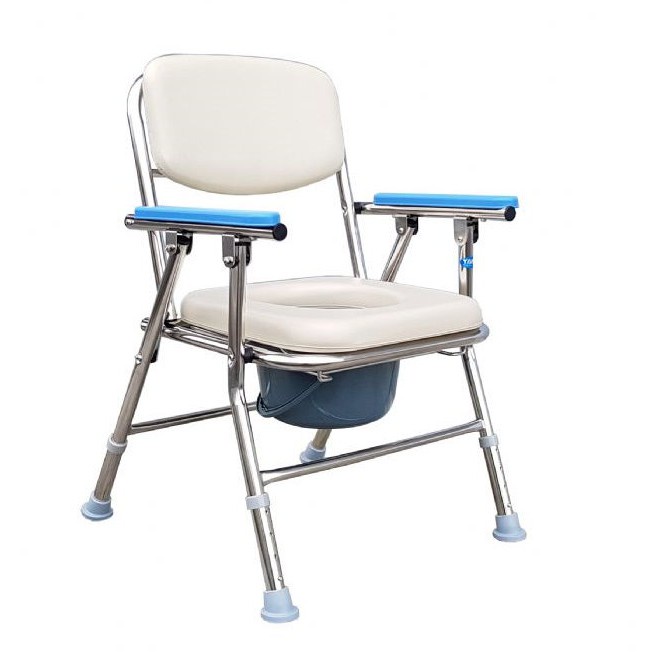 《好康醫療網》耀宏不銹鋼收合式便器椅(可收合)YH121-2便盆椅-沐浴椅-便盆椅沐浴椅