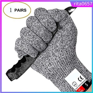 1 Pair Cut Resistant Safety Gloves / HPPE Anti-Puncture Hand