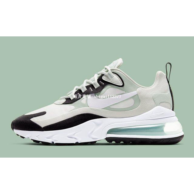 NIKE Air Max 270 React 白綠 黑白 蒂芬妮綠 增高 運動慢跑鞋CI3899-001