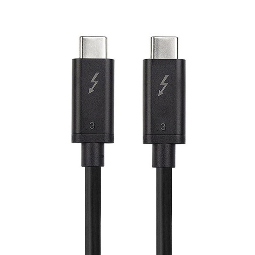 ☃TB-024 USB-C 雷電3口 Thunderbolt 3公對公數據線40Gbps USB