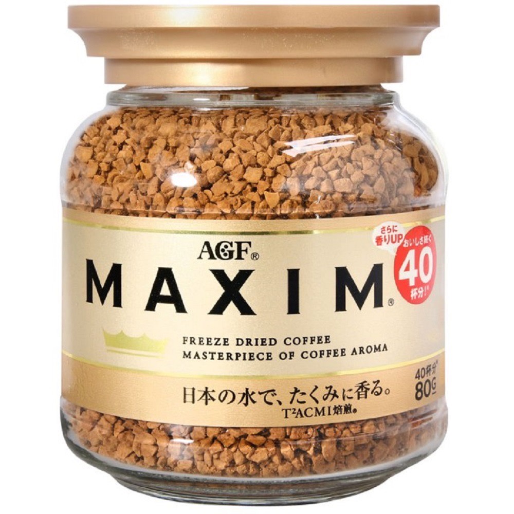 AGF即溶咖啡-MAXIM(瓶)80g【Tomod's特美事】