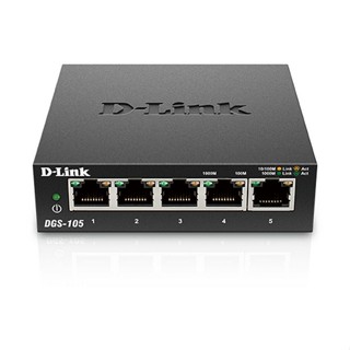 友訊 D-Link DGS-105 5埠10/100/1000BASE-T交換器/538075 5孔 5埠 網路分享器