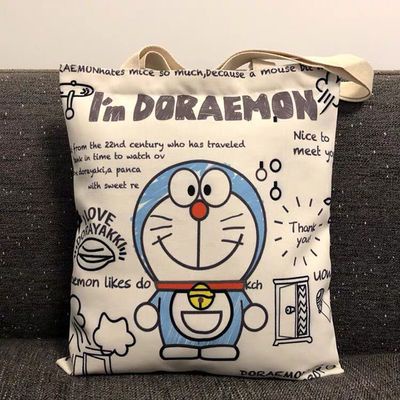 哆啦A夢/機器貓/小叮噹 I'm Doraemon係列帆佈背包/購物袋/帆佈包
