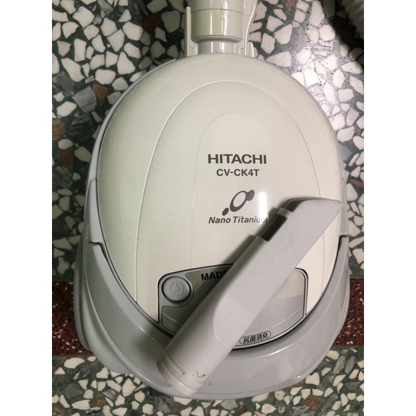 【 二手近全新】HITACHI 日立 560W日本原裝紙袋型吸塵器 灰白色 CVCK4T