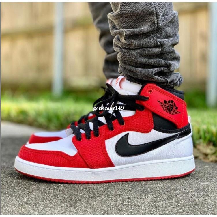 Air Jordan 1 KO Chicago 喬丹芝加哥 白黑紅高幫運動籃球鞋 Da9089-100男鞋