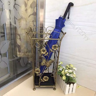 工廠現貨 免運 含發票 歐式複古鐵藝傢用雨傘架 大堂酒店雨傘桶 創意垃圾桶 收納架 門口傘架 傢用傘架 傘桶 雨傘桶