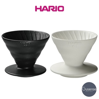 HARIO V60火山黑老岩泥01/02濾杯 VDCR-01-B VDCR-02-B Gusense Select 現貨