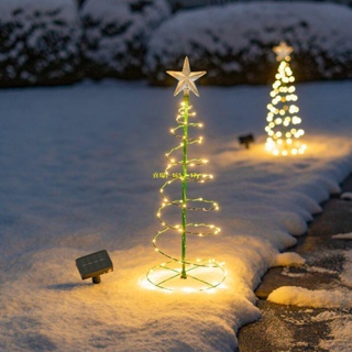 『新品上線』【新品】漫選太陽能圣誕樹燈花園庭院別墅圣誕節戶外氛圍鐵藝裝飾